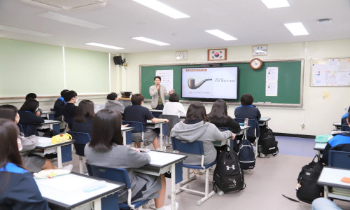손택수 시인 한서고 초청 강연
