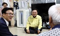 진교훈 강서구청장, 어르신 무더위 쉼터 현장 점검